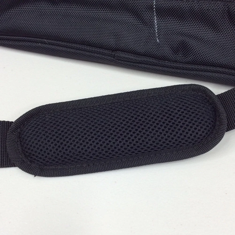 Black Travel soft Laptop Messenger Bag TUARI Briefcase Shoulder Strap Padded